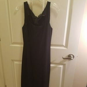 Lady's black shape fx dress